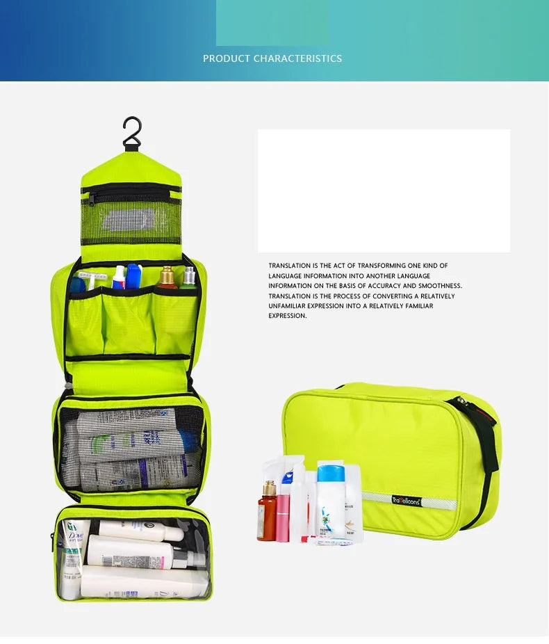 Borsa da viaggio grande per il trucco impermeabile