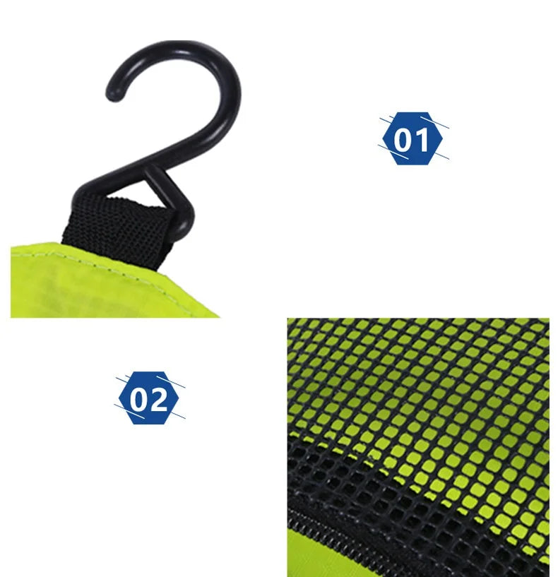 Bolsa de maquillaje grande impermeable para artículos de tocador de viaje