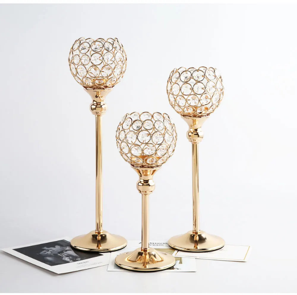 Crystal Romantic Candle Lantern Ideal For Any Event