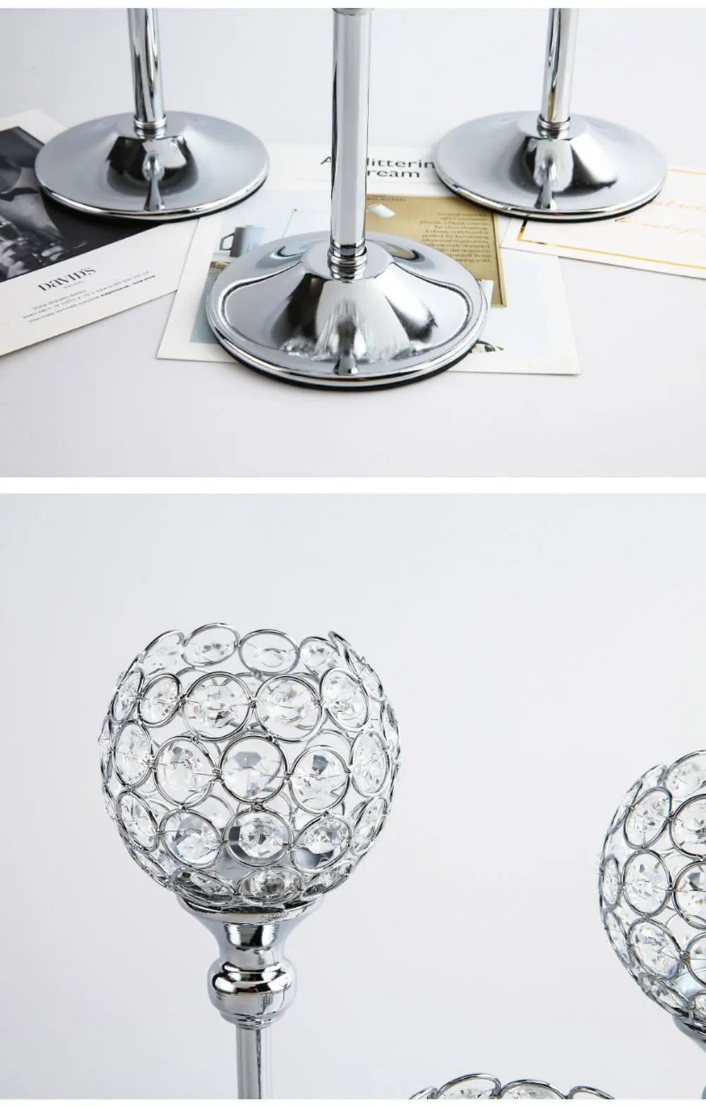 Lanterna romantica in cristallo, ideale per qualsiasi evento