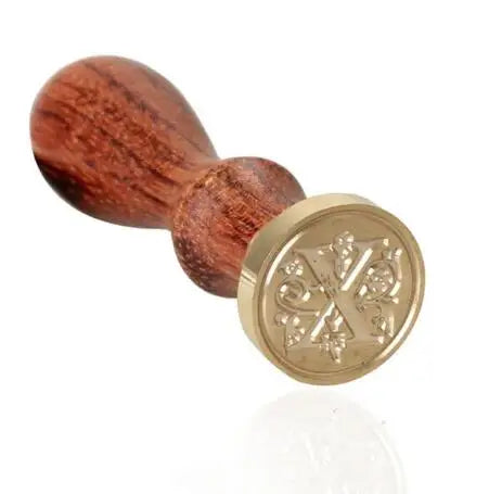 Timbro di ceralacca antico classico 26 lettere iniziali dell'alfabeto AZ