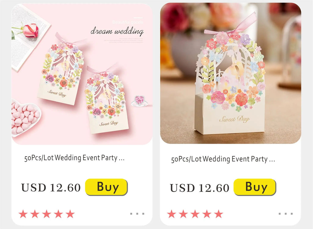 Nuova scatola regalo creativa in marmo grigio per feste e baby shower