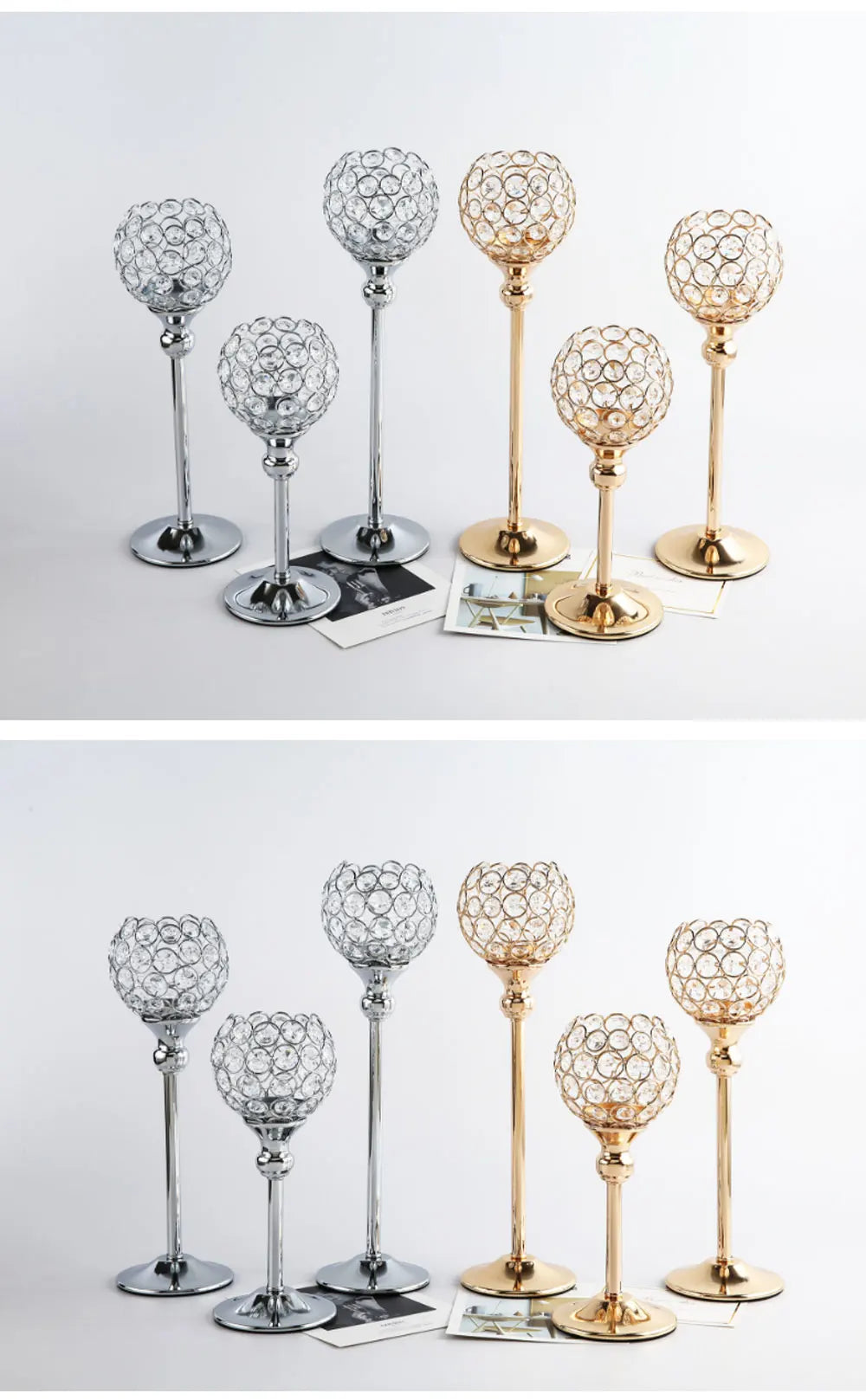 Crystal Romantic Candle Lantern Ideal For Any Event