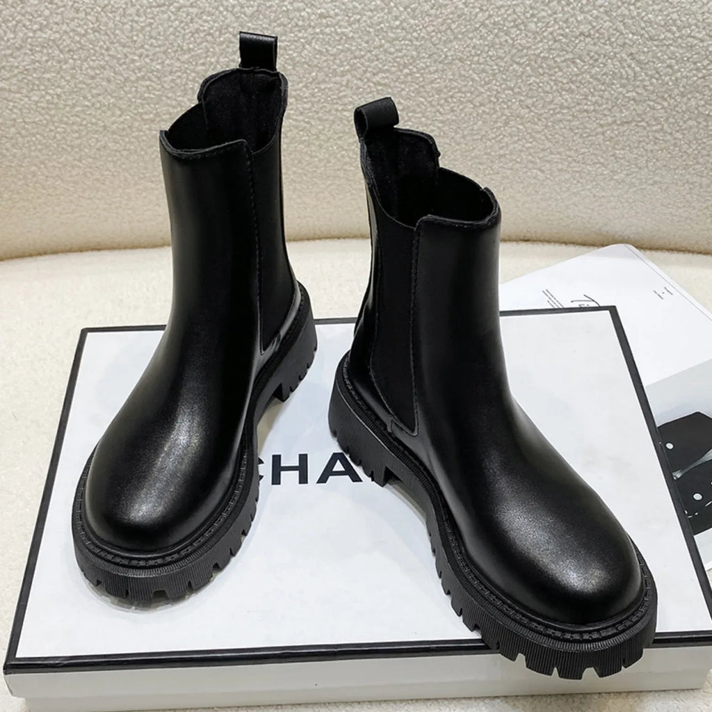 Scarpe invernali comode da donna con suola spessa