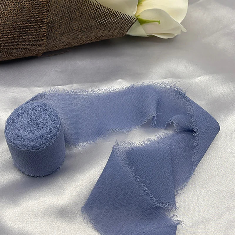 Cinta de encaje Cinta de gasa Cinta de seda Flores