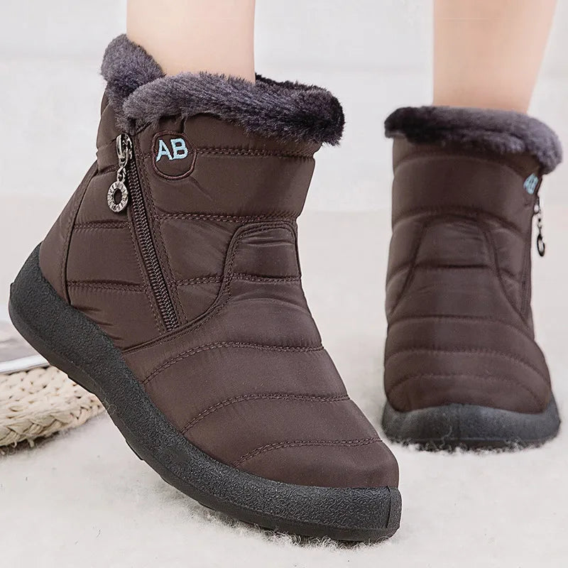 Women's Boots Women's Ankle Boots With Fur Winter