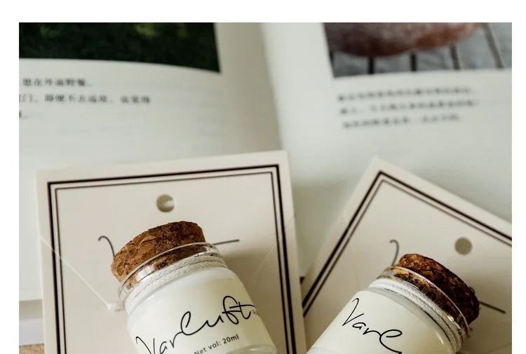 Mini vela de cera de soja para aromaterapia.