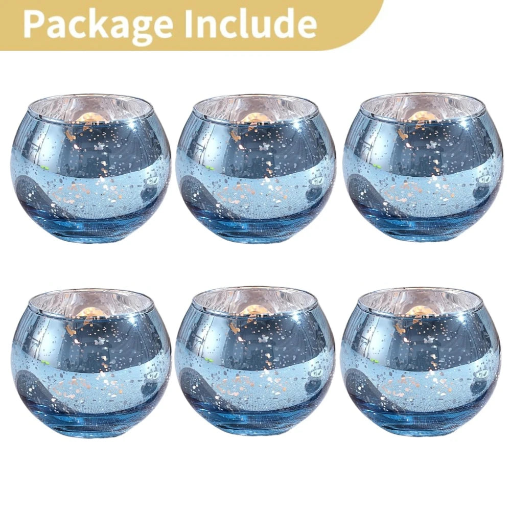 Mercury Glass Tealight Candle Holders