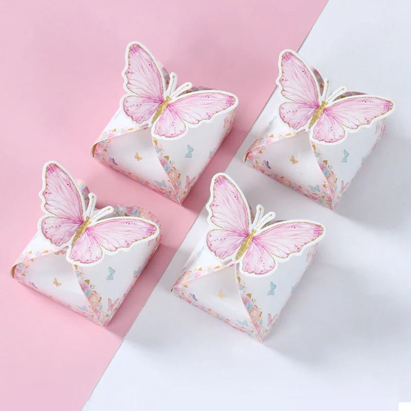 Gift Box Butterfly Paper Cut