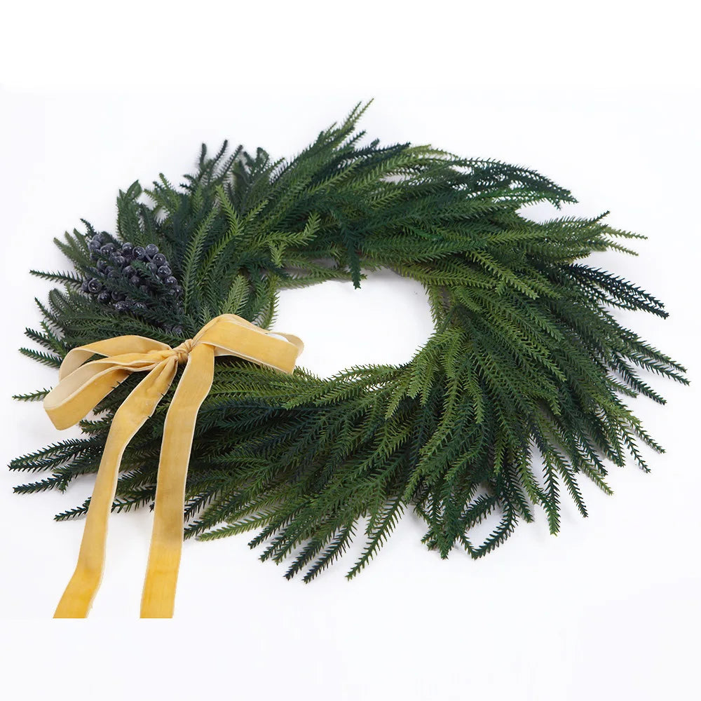 Christmas Red Berry Wreath for Front Door Outside Handmade.