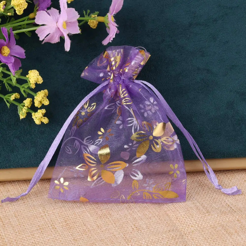 Satin Drawstring Pouch For Packing Gift Bag.