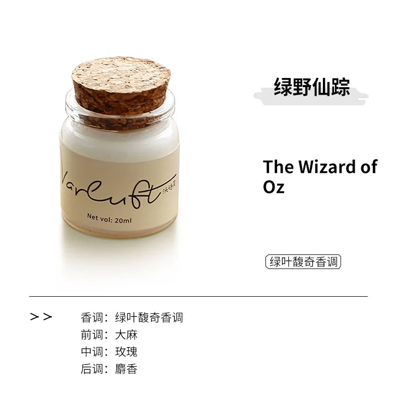 Candela di cera di soia per aromaterapia in formato mini.