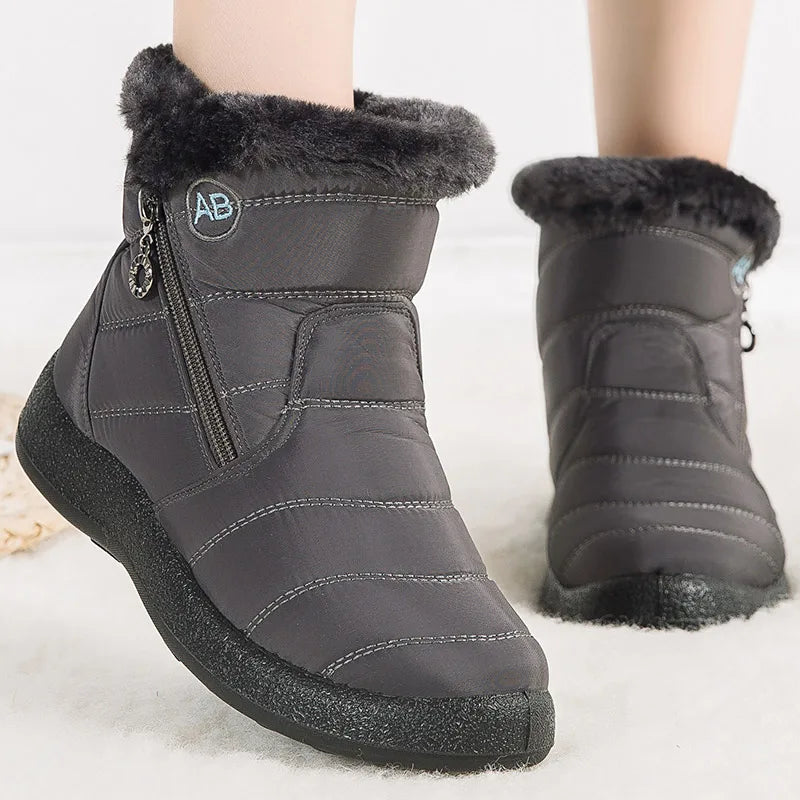 Women's Boots Women's Ankle Boots With Fur Winter