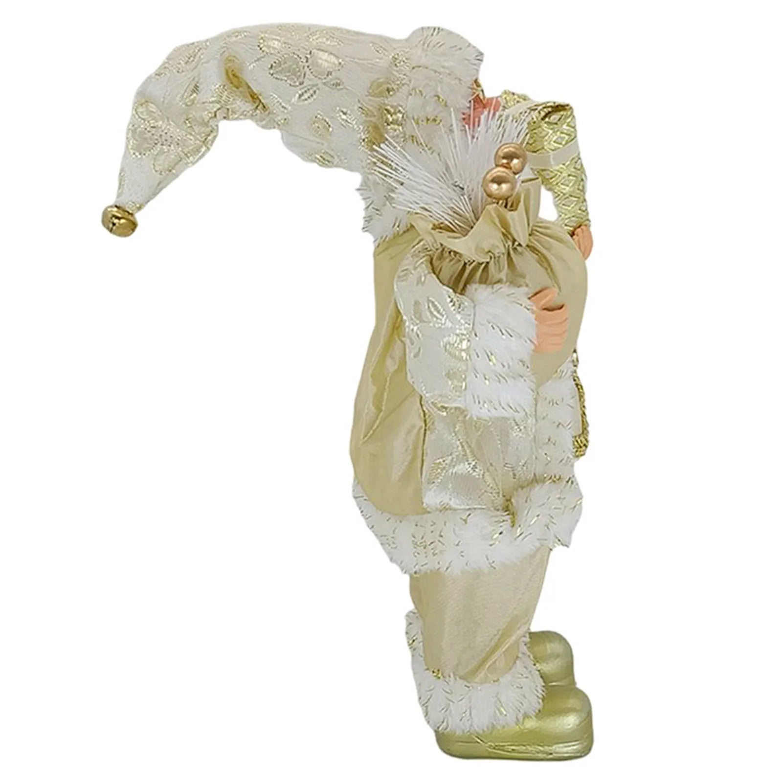 Babbo Natale seduto in piedi, bambola natalizia da 12 pollici.