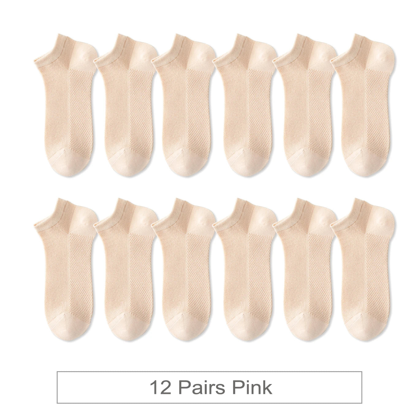 Woman Cotton Socks Short Thin Mesh Breathable