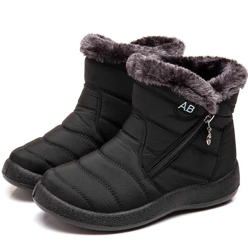 Women's Boots Women's Ankle Boots With Fur Winter