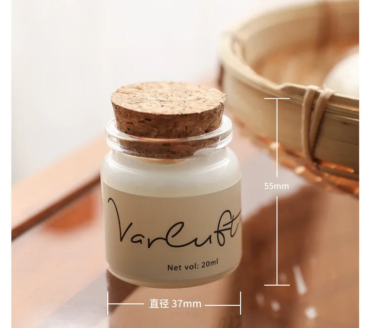 Mini vela de cera de soja para aromaterapia.