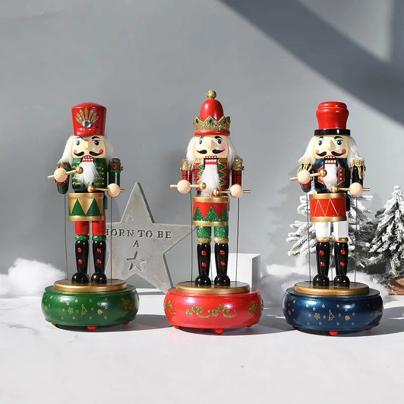 Nutcracker Round Base Wooden Soldier 36CM