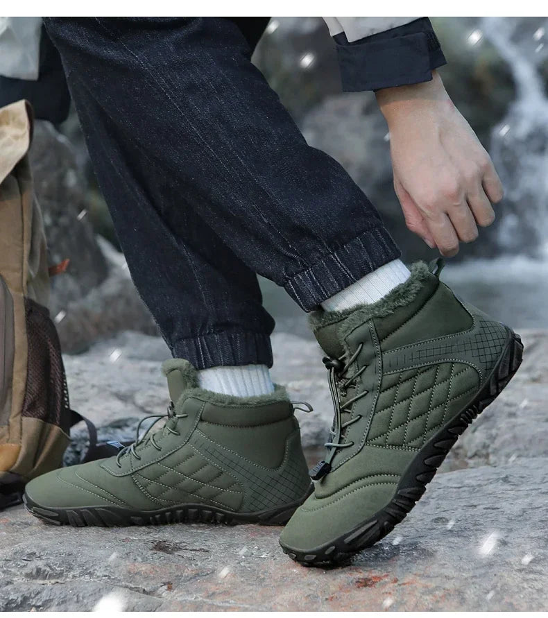 Nuovissimi stivali invernali da uomo o da donna, scarpe da neve antiscivolo da esterno a piedi nudi