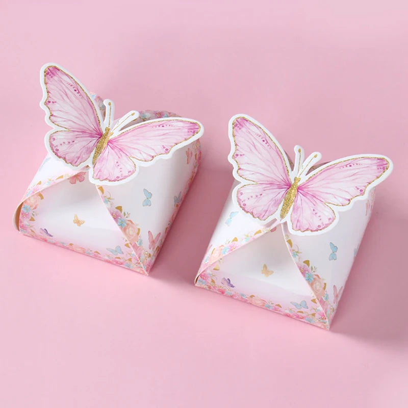 Gift Box Butterfly Paper Cut