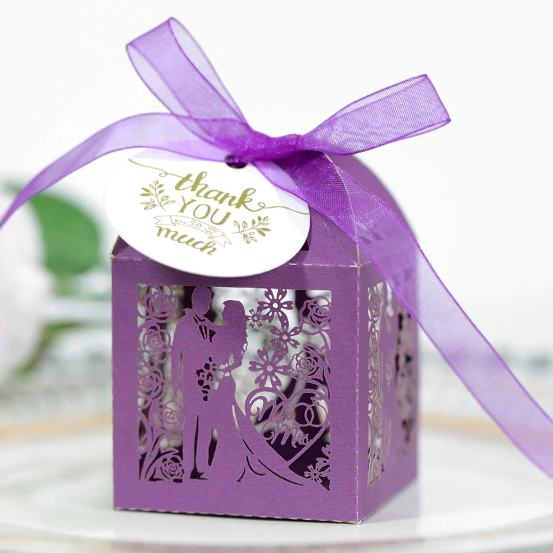 Candy Packaging Boxes for any Event Gift Box with Ribbons