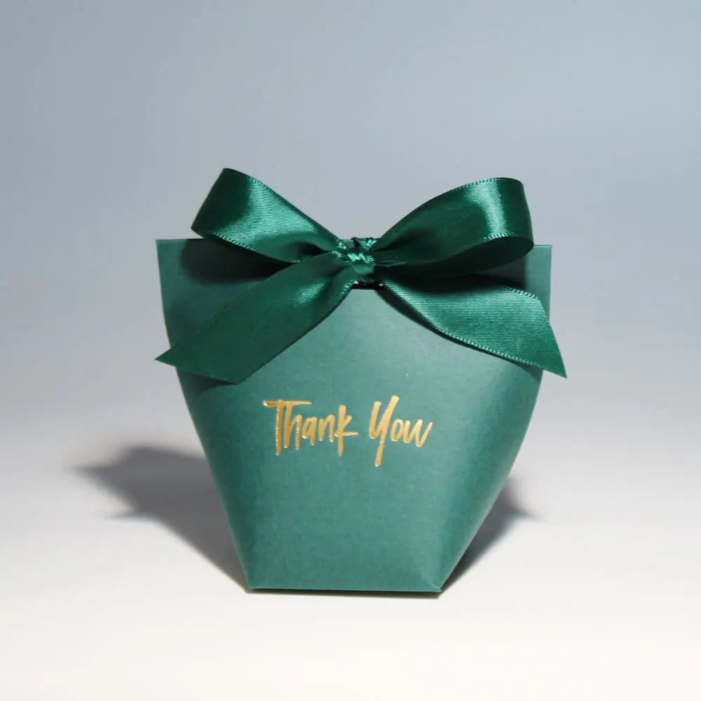 Charming Candy Present Boxes 'Thank You' Comes with Ribbon