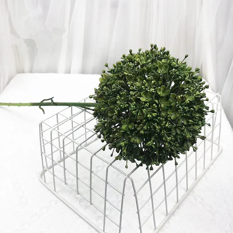 Grande ramo artificiale di cipolla colorata per sala da matrimonio, floreale, 75 cm.