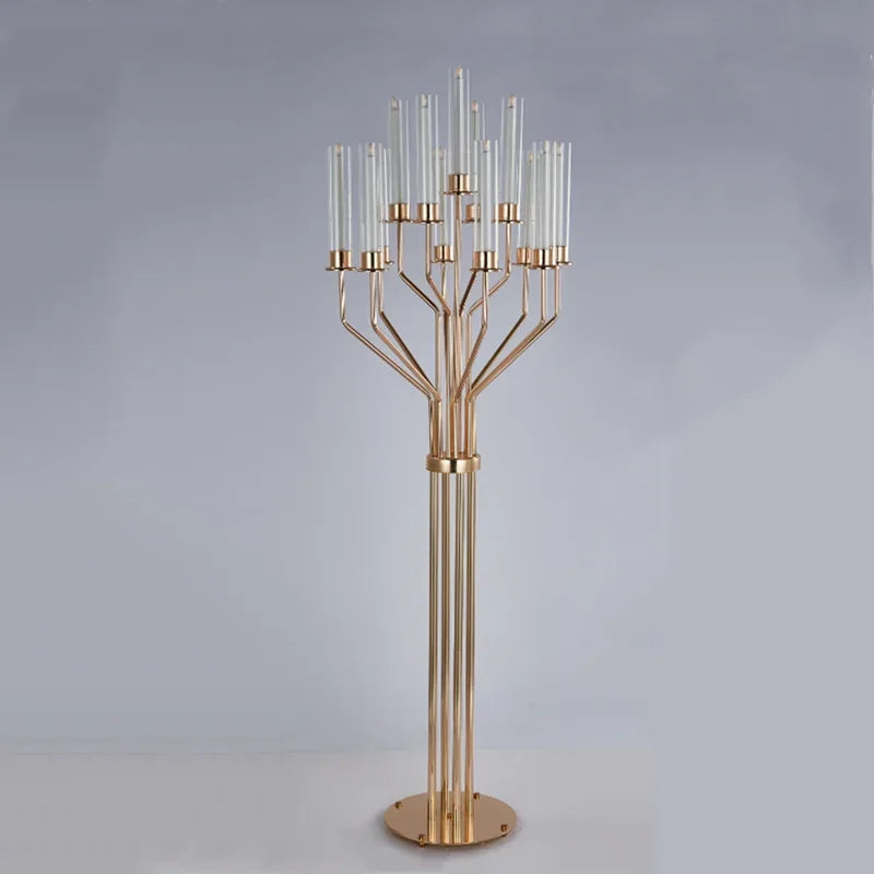 Luxury Acrylic Candelabra 160cm Height 13-Head Event Table Centerpiece.