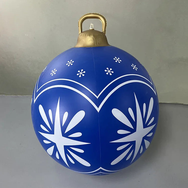 Palline di Natale - Gonfiabili da 60 cm in PVC per esterni.