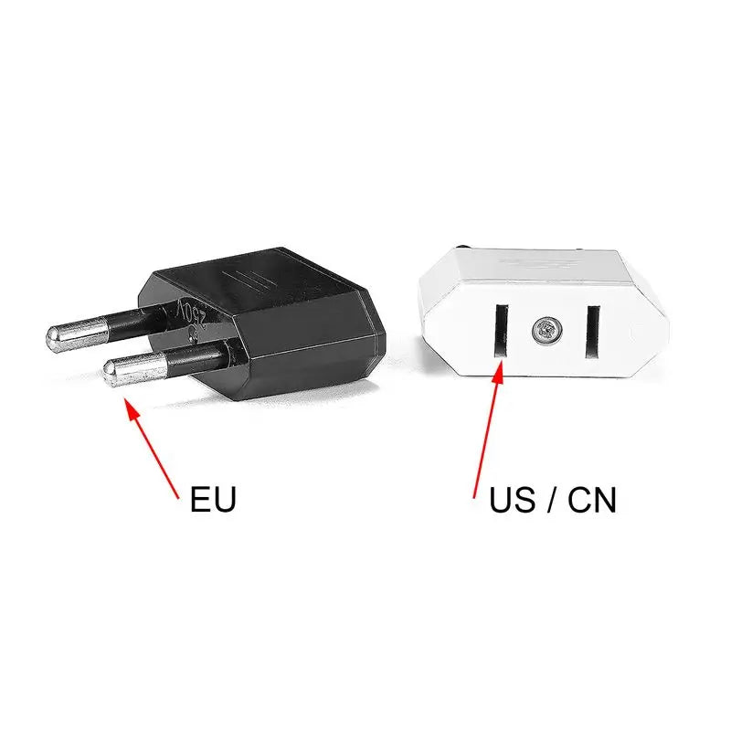 EU Adapter Travel Converter Adapter 1pcs electrical Adapter AC Electrical Socket Outlet