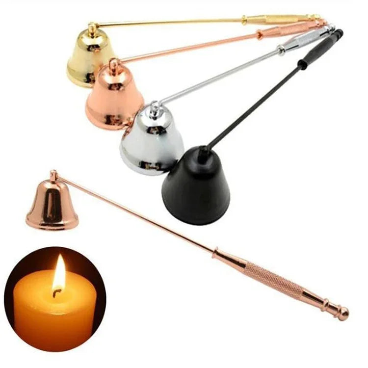 Candle Stainless Tool Long Handle Bell Extinguisher Wicks Out