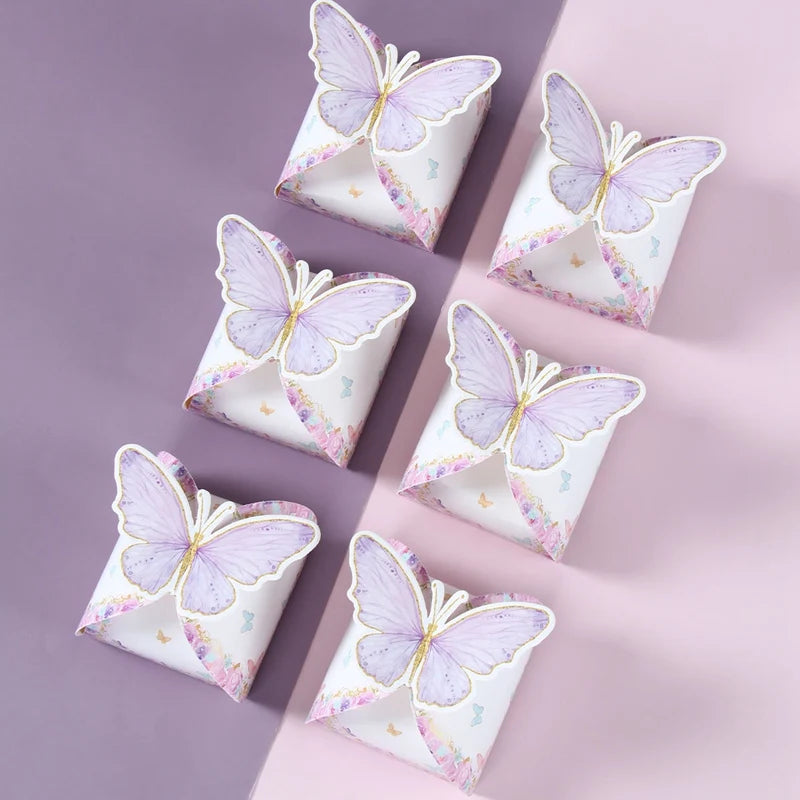 Gift Box Butterfly Paper Cut