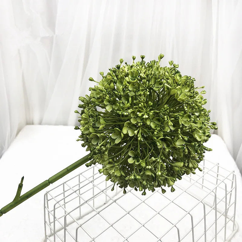 Grande ramo artificiale di cipolla colorata per sala da matrimonio, floreale, 75 cm.