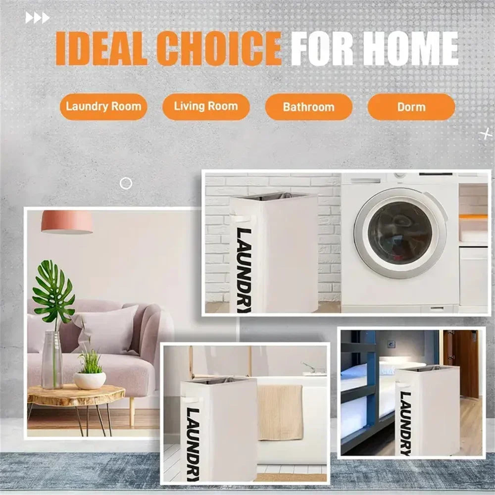 Cesto per la biancheria pieghevole, cesto per vestiti sporchi