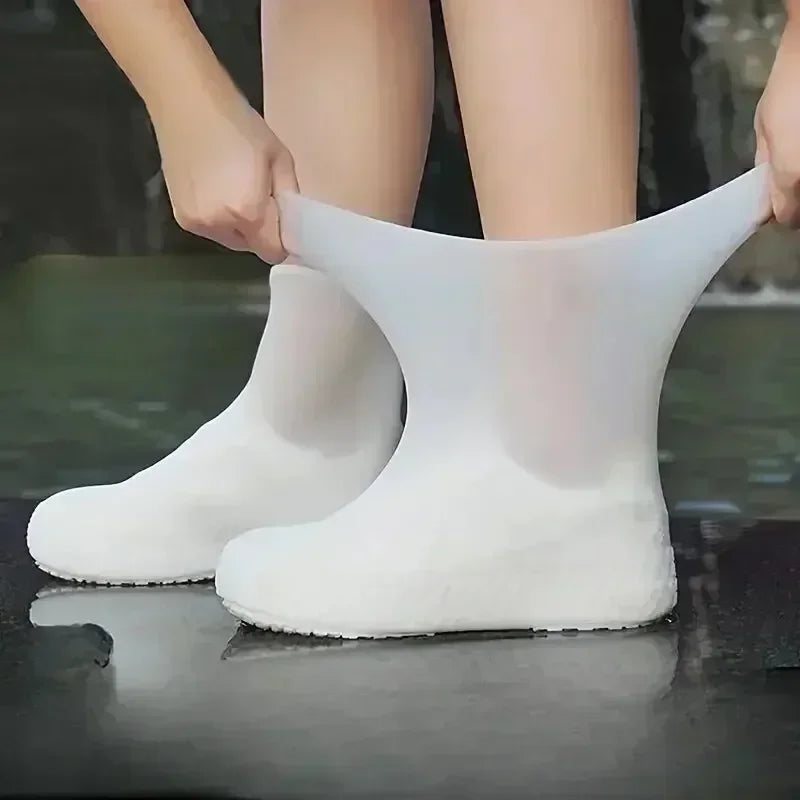 Lightweight Thick Wear-resistant Silicone Rain Shoe Covers Travel