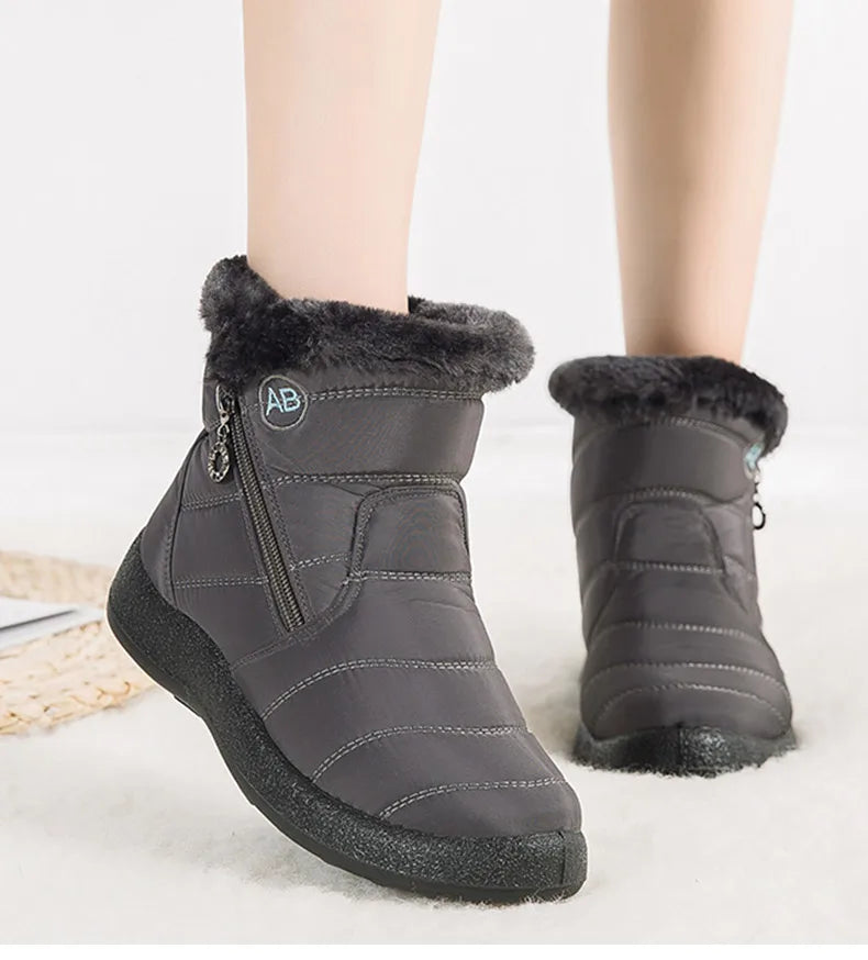 Women's Boots Women's Ankle Boots With Fur Winter