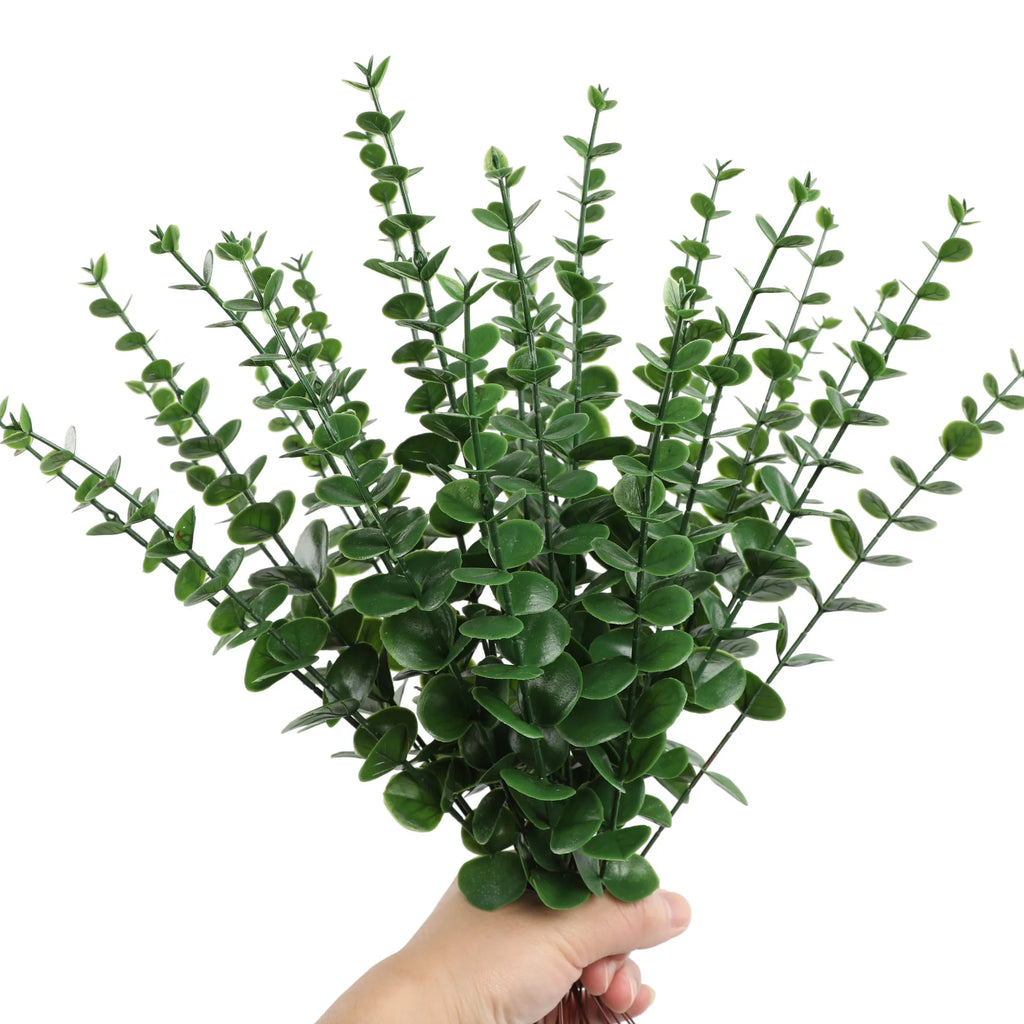 Pianta finta di eucalipto artificiale Silver Dollar Greenery.