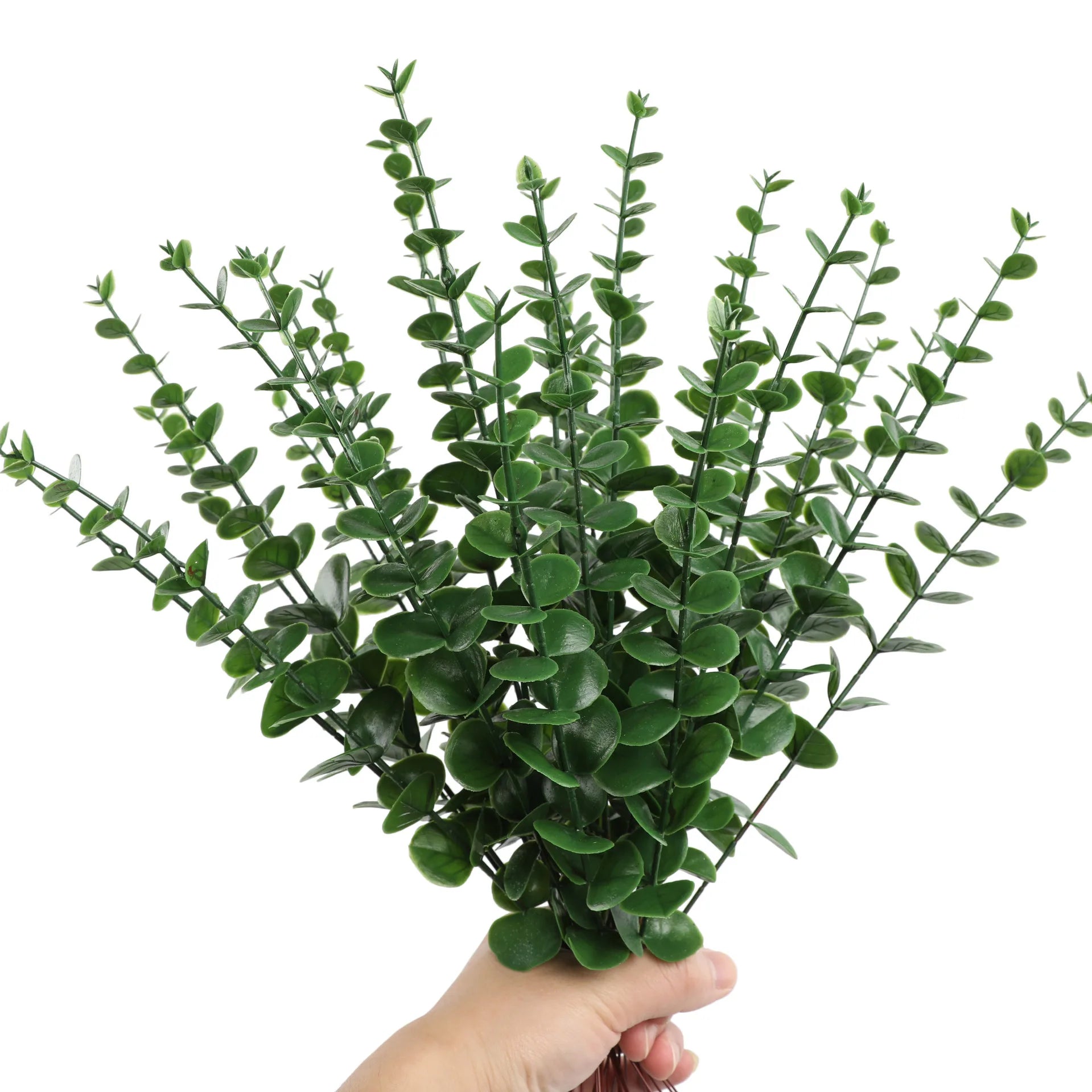 Pianta finta di eucalipto artificiale Silver Dollar Greenery.