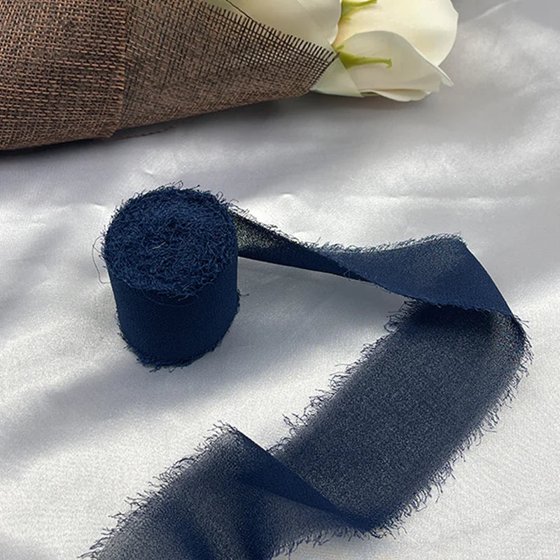 Cinta de encaje Cinta de gasa Cinta de seda Flores