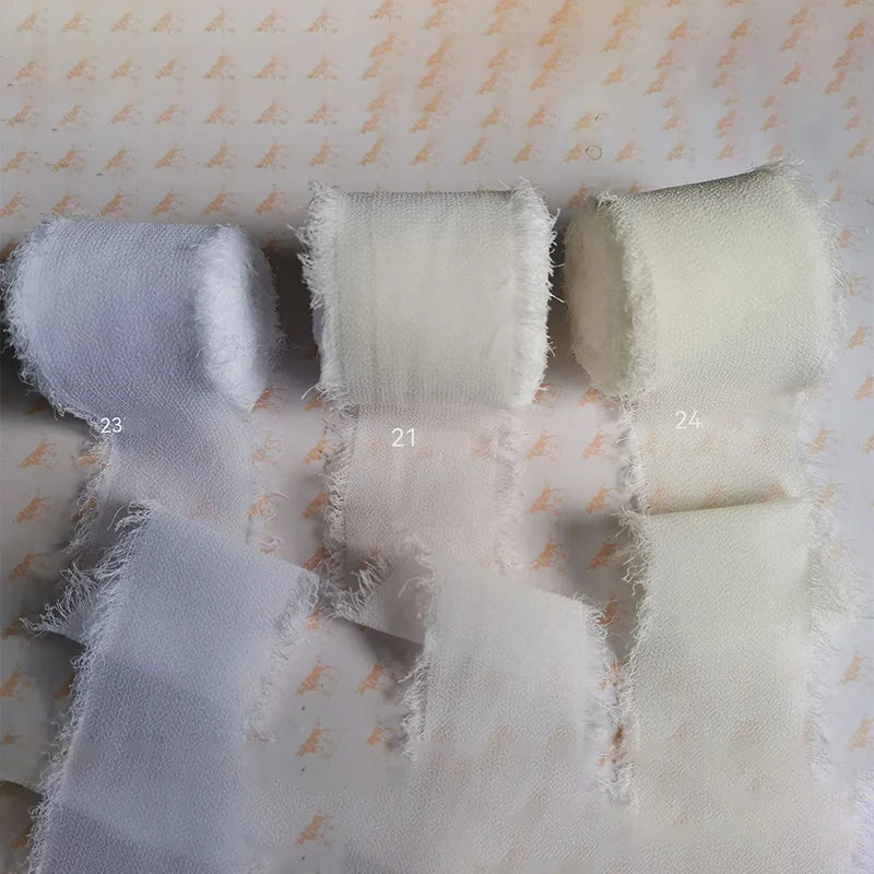 Cinta de encaje Cinta de gasa Cinta de seda Flores