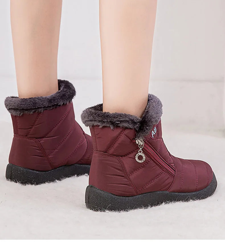 Women's Boots Women's Ankle Boots With Fur Winter