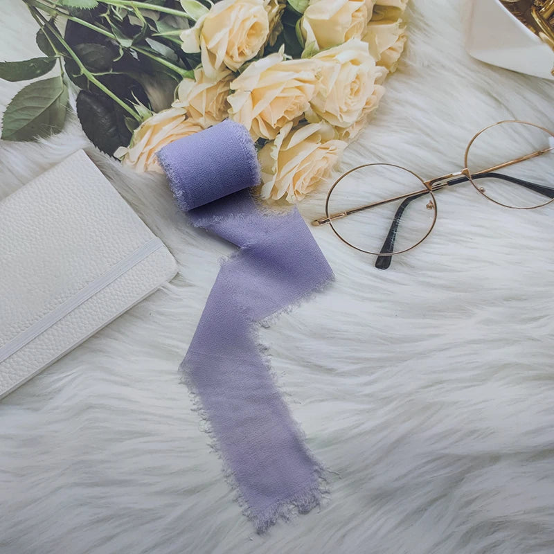 Cinta de encaje Cinta de gasa Cinta de seda Flores