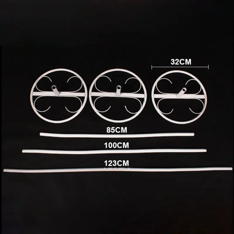 Grandi fiori artificiali in schiuma con supporto per guinzaglio stradale, 50/60/75 cm