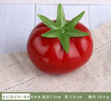 Hochrealistisches Tomaten-Gemüseschaummodell, künstliche Tomate.