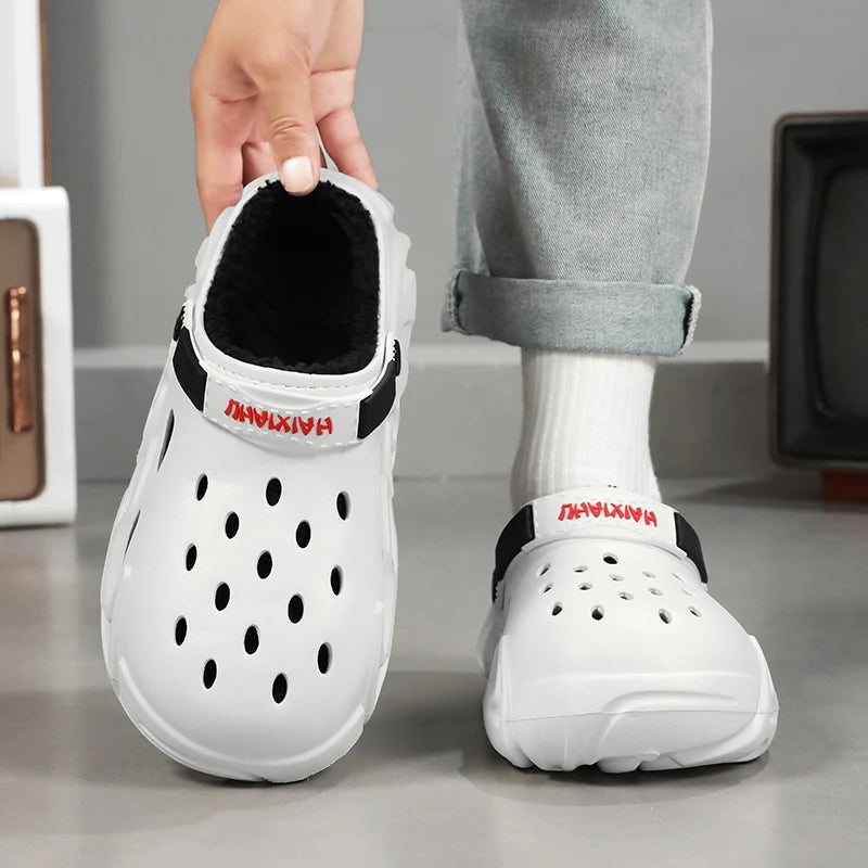 Winterliche Plüsch-Hausschuhe aus Fell – Warme, flauschige Hausschuhe