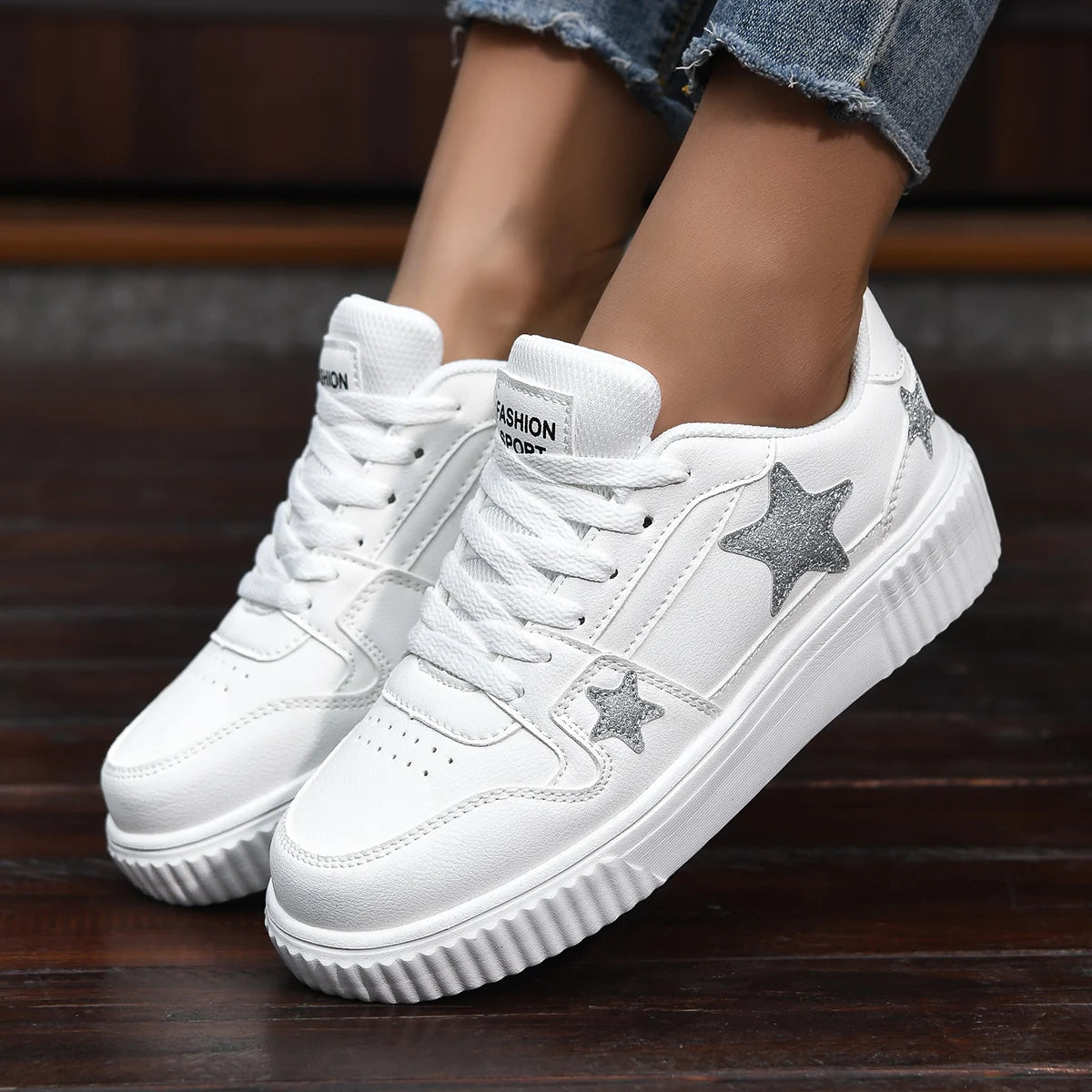 Sneakers da donna casual sportive traspiranti eleganti