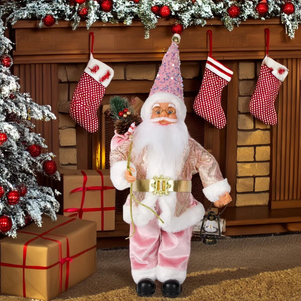 Santa Claus figurine, perfect Christmas gift, fantasy design, exquisite details.