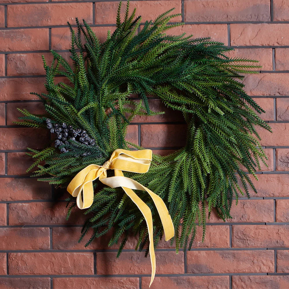 Christmas Red Berry Wreath for Front Door Outside Handmade.
