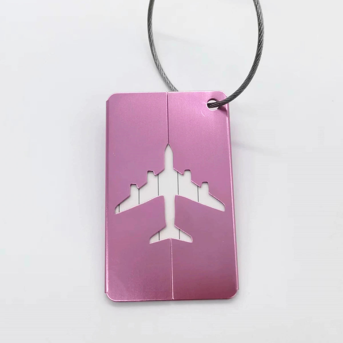 Etichetta da appendere alla valigia per bagaglio da viaggio in lega di alluminio