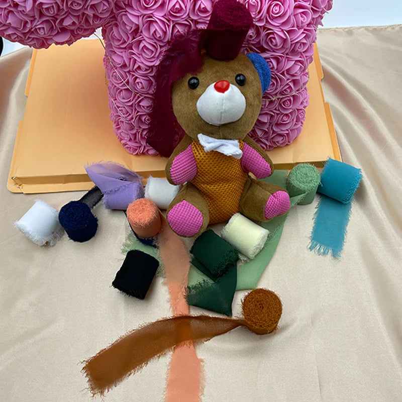 Cinta de encaje Cinta de gasa Cinta de seda Flores